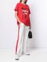 Ports V T-shirt met tekst Rood - Thumbnail 3