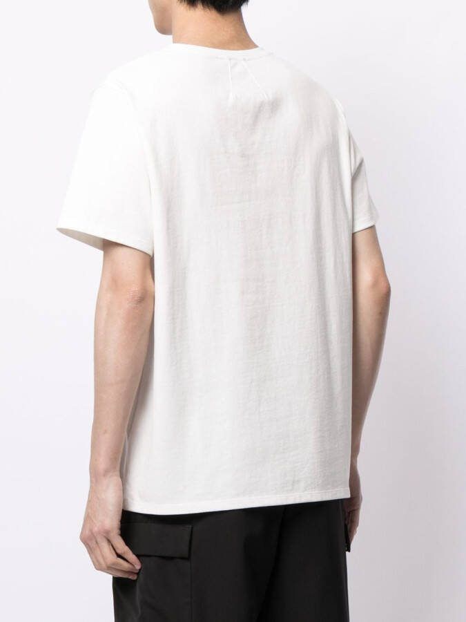 Ports V T-shirt met tekst Wit