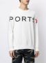 Ports V Trui met logoprint Wit - Thumbnail 4