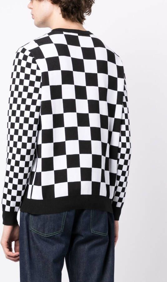 Ports V Trui met print Zwart