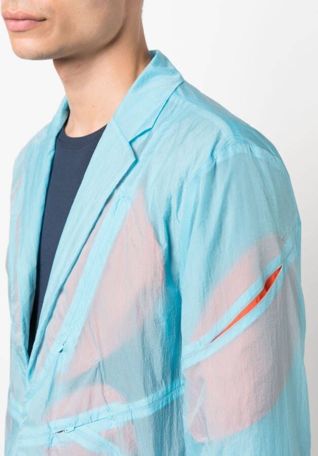 Post Archive Faction Jack met gekerfde revers Blauw