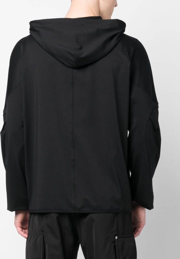 Post Archive Faction Hoodie met rits Zwart