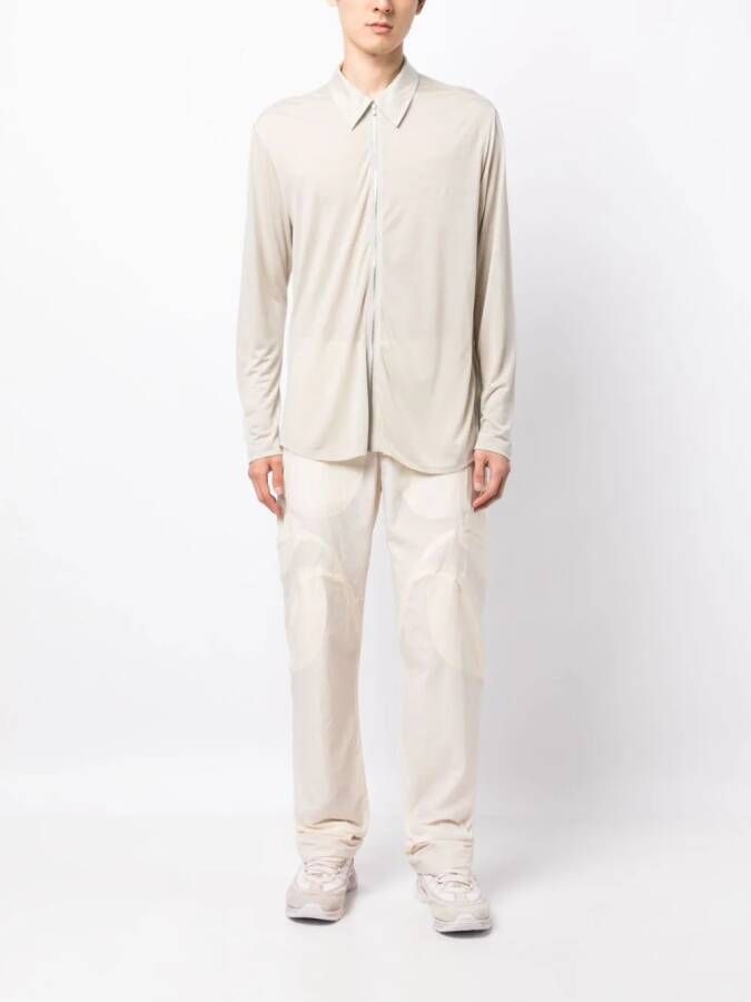 Post Archive Faction Shirt met rits Beige