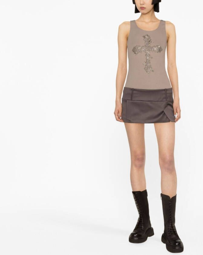 POSTER GIRL Mini-rok Bruin