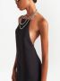 Prada Mini-jurk met halternek Zwart - Thumbnail 4