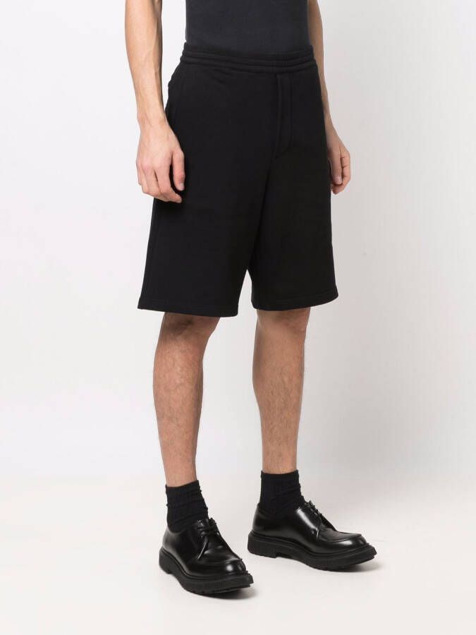Prada Bermuda shorts met logopatch Zwart