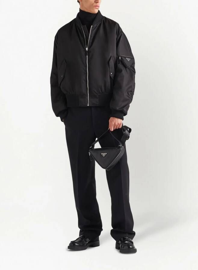 Prada Re-Nylon bomberjack Zwart
