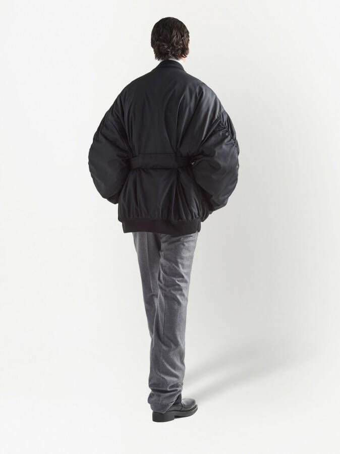 Prada Bomberjack met rits Zwart