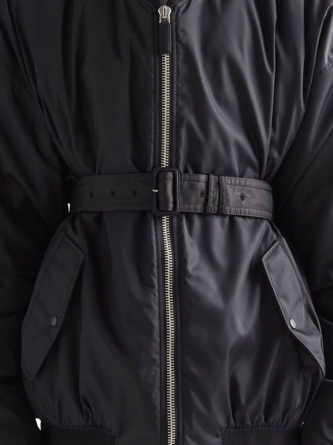 Prada Bomberjack met rits Zwart