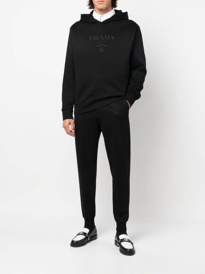 Prada Wollen trainingsbroek Zwart