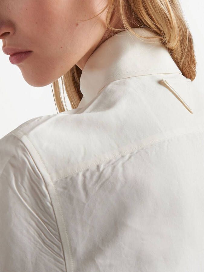 Prada Button-up blouse Wit