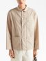 Prada Shirtjack met enkele rij knopen Beige - Thumbnail 4