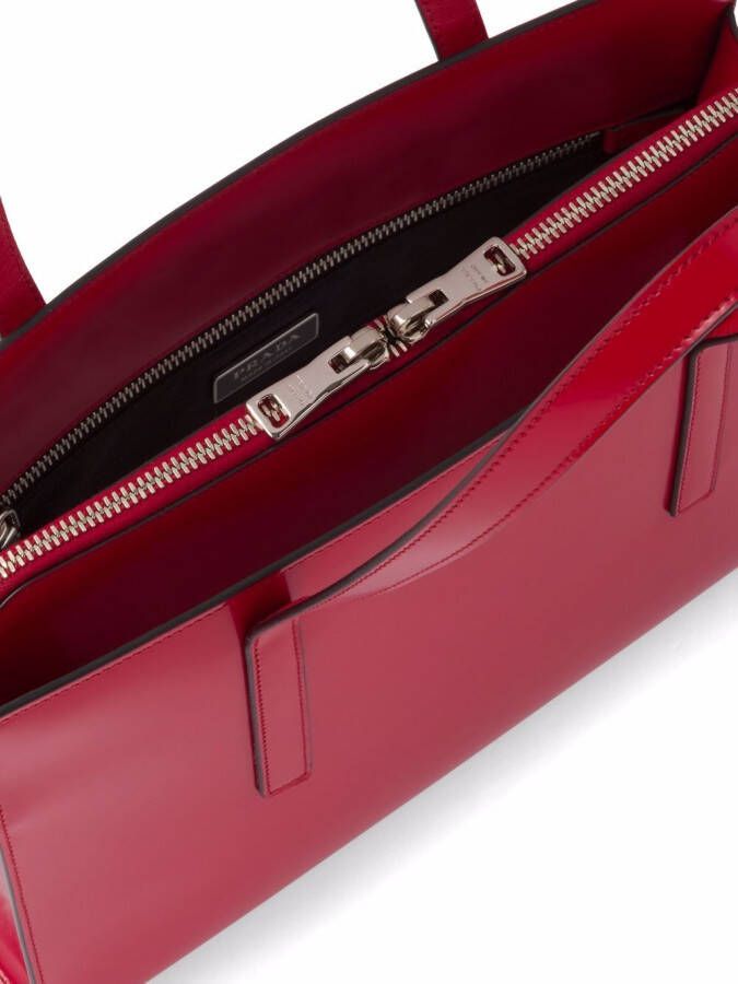 Prada Re-Edition 1995 leren handtas Rood