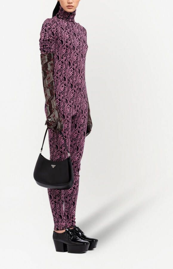 Prada Cleo schoudertas Zwart