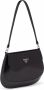 Prada Cleo leren schoudertas Zwart - Thumbnail 4