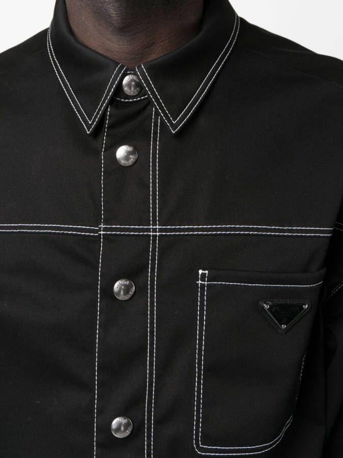 Prada Denim overhemd Zwart