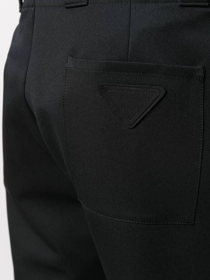 Prada Cropped broek Zwart