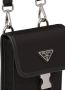Prada Crossbodytas met logoplakkaat Zwart - Thumbnail 3