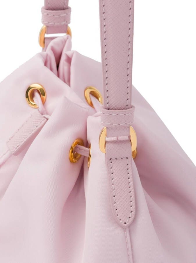 Prada Re-Nylon schoudertas Roze