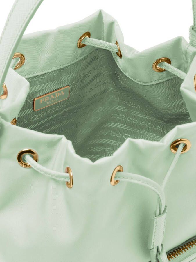 Prada Duet schoudertas Groen
