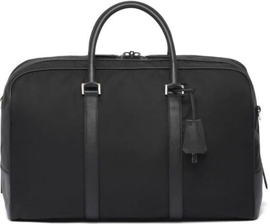 Prada Duffeltas met logopatch Zwart