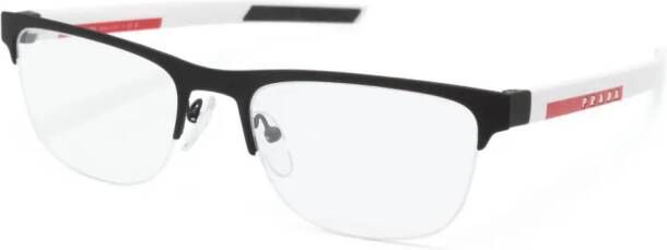 Prada Eyewear Bril met rechthoekig montuur Wit