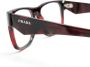 Prada Eyewear Bril met vierkant montuur Rood - Thumbnail 3