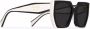 Prada Eyewear Collection zonnebril met oversized montuur Grijs - Thumbnail 1