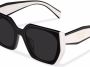 Prada Eyewear Collection zonnebril met oversized montuur Grijs - Thumbnail 2
