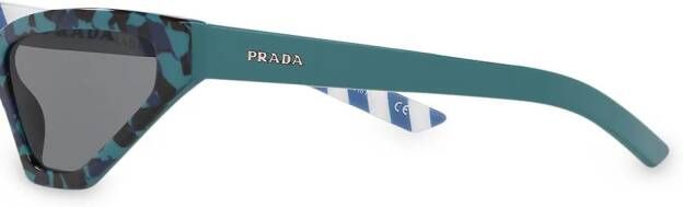 Prada Eyewear Disguise zonnebril met camouflage Groen