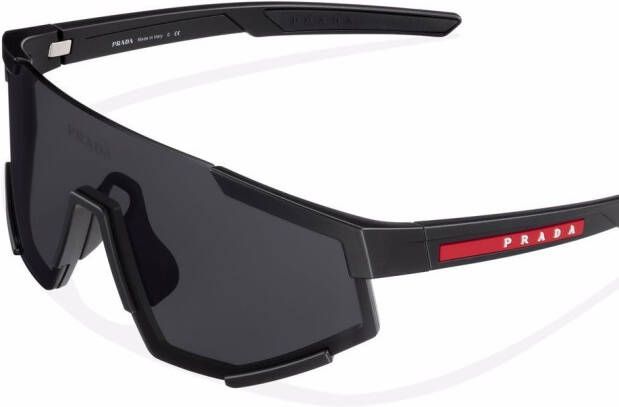 Prada Eyewear Linea Rossa Impavid zonnebril Grijs
