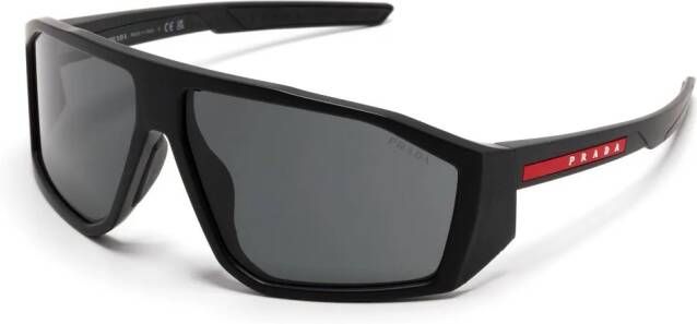 Prada Eyewear Linea Rossa Impavid zonnebril Zwart
