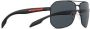 Prada Eyewear Linea Rossa zonnebril met piloten montuur Zwart - Thumbnail 2