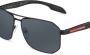 Prada Eyewear Linea Rossa zonnebril met piloten montuur Zwart - Thumbnail 3