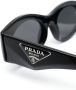 Prada Eyewear Zonnebril met cat-eye montuur Zwart - Thumbnail 3