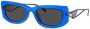 Prada Eyewear Zonnebril met rechthoekig montuur Blauw - Thumbnail 2