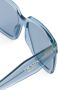 Prada Eyewear Zonnebril met rechthoekig montuur Blauw - Thumbnail 4