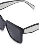 Prada Eyewear Zonnebril met rechthoekig montuur Zwart - Thumbnail 4