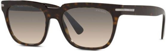 Prada Eyewear PR 04YS zonnebril met vierkant montuur Groen