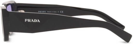 Prada Eyewear PR 06YS zonnebril met rechthoekig montuur Zwart
