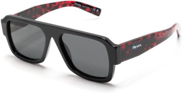 Prada Eyewear PR 20YS zonnebril met piloten montuur Zwart