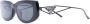 Prada Eyewear Zonnebril met rechthoekig montuur Zwart - Thumbnail 2