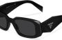 Prada Eyewear Runway zonnebril Zwart - Thumbnail 3