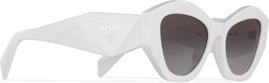 Prada Eyewear Symbole cat-eye zonnebril Grijs