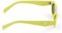 Prada Eyewear Symbole zonnebril met ovaal montuur Geel - Thumbnail 2