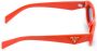 Prada Eyewear Symbole zonnebril met ovaal montuur Oranje - Thumbnail 3