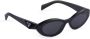 Prada Eyewear Zonnebril met ovaal montuur Zwart - Thumbnail 2