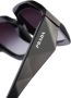 Prada Eyewear Symbole zonnebril met oversized montuur Zwart - Thumbnail 4