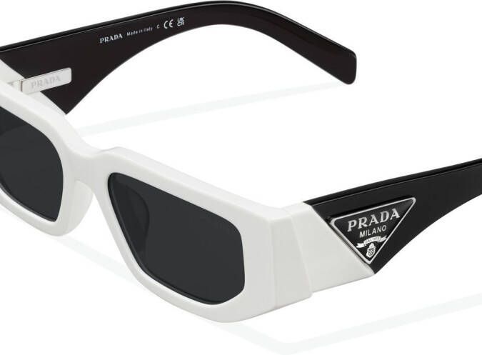 Prada Eyewear Symbole zonnebril met colourblocking Zwart