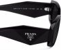 Prada Eyewear Symbole zonnebril met geometrisch montuur Grijs - Thumbnail 3